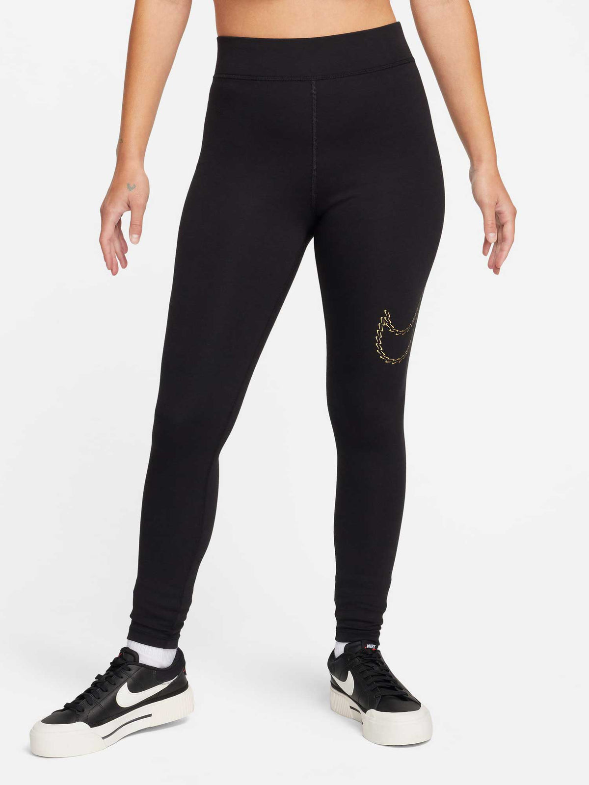 NIKE Клин W NSW PE SHINE HR TGHT
