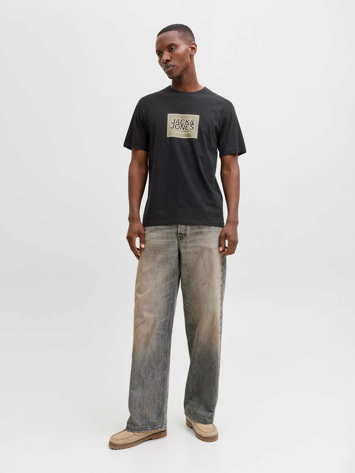 JACK & JONES Тениска JJRAIN TEE SS CREW NECK