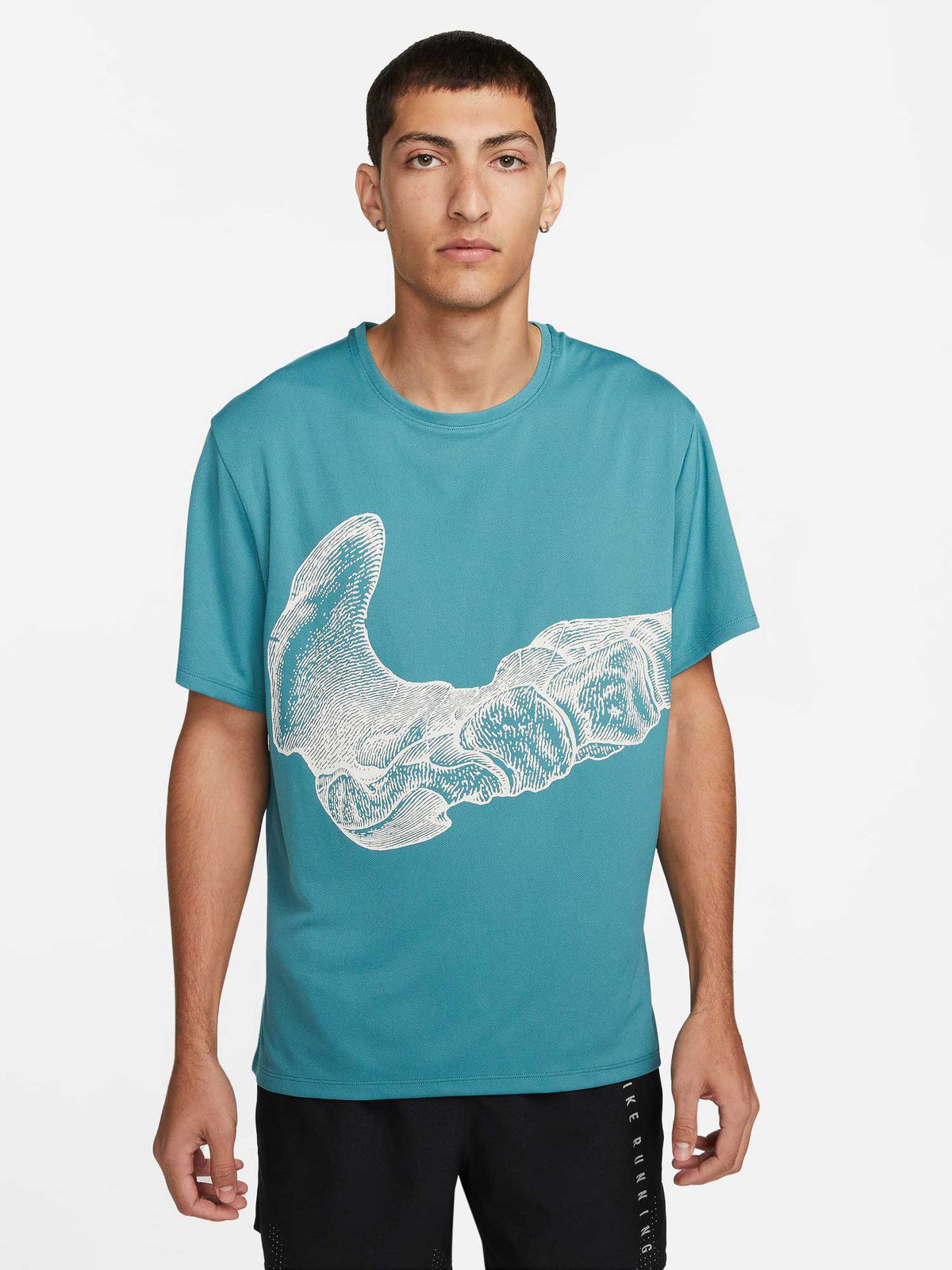 NIKE Тениска M NK DF UV RUN DVN MILER SS GX