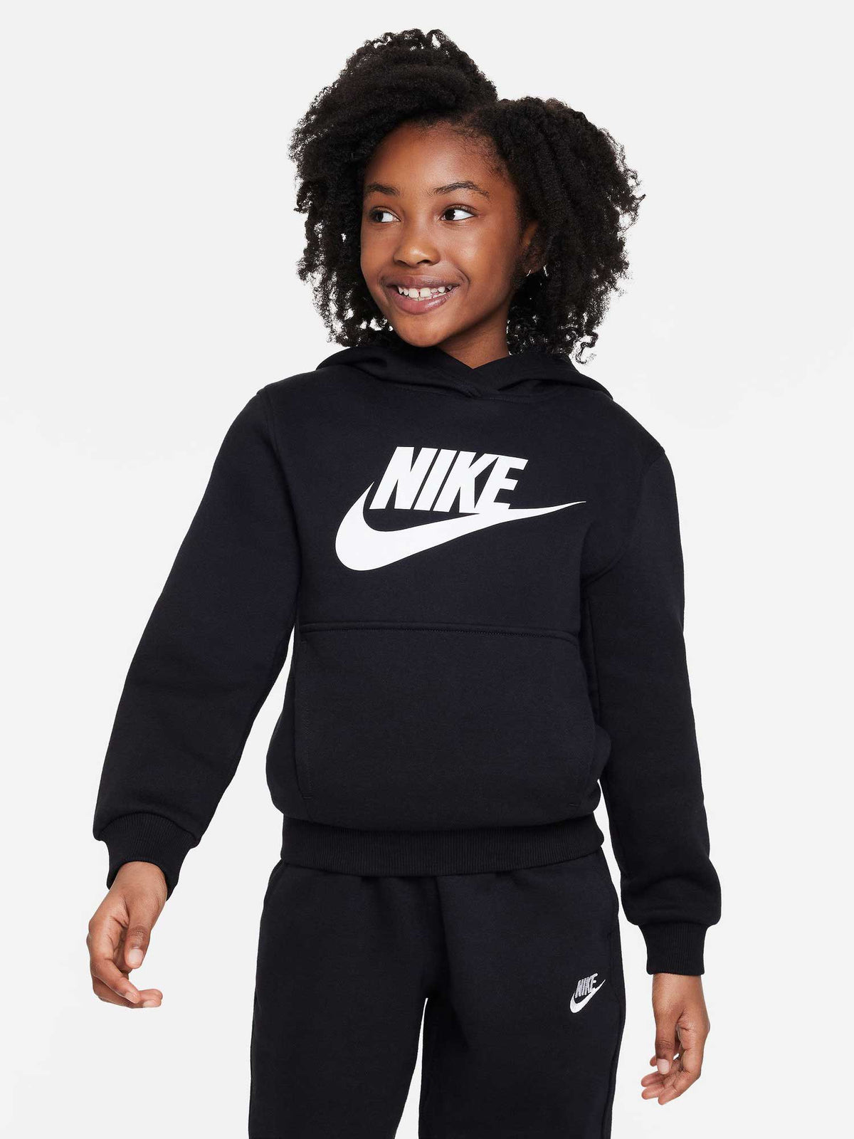 NIKE Суитшърт K NSW CLUB FLC HDY HBR