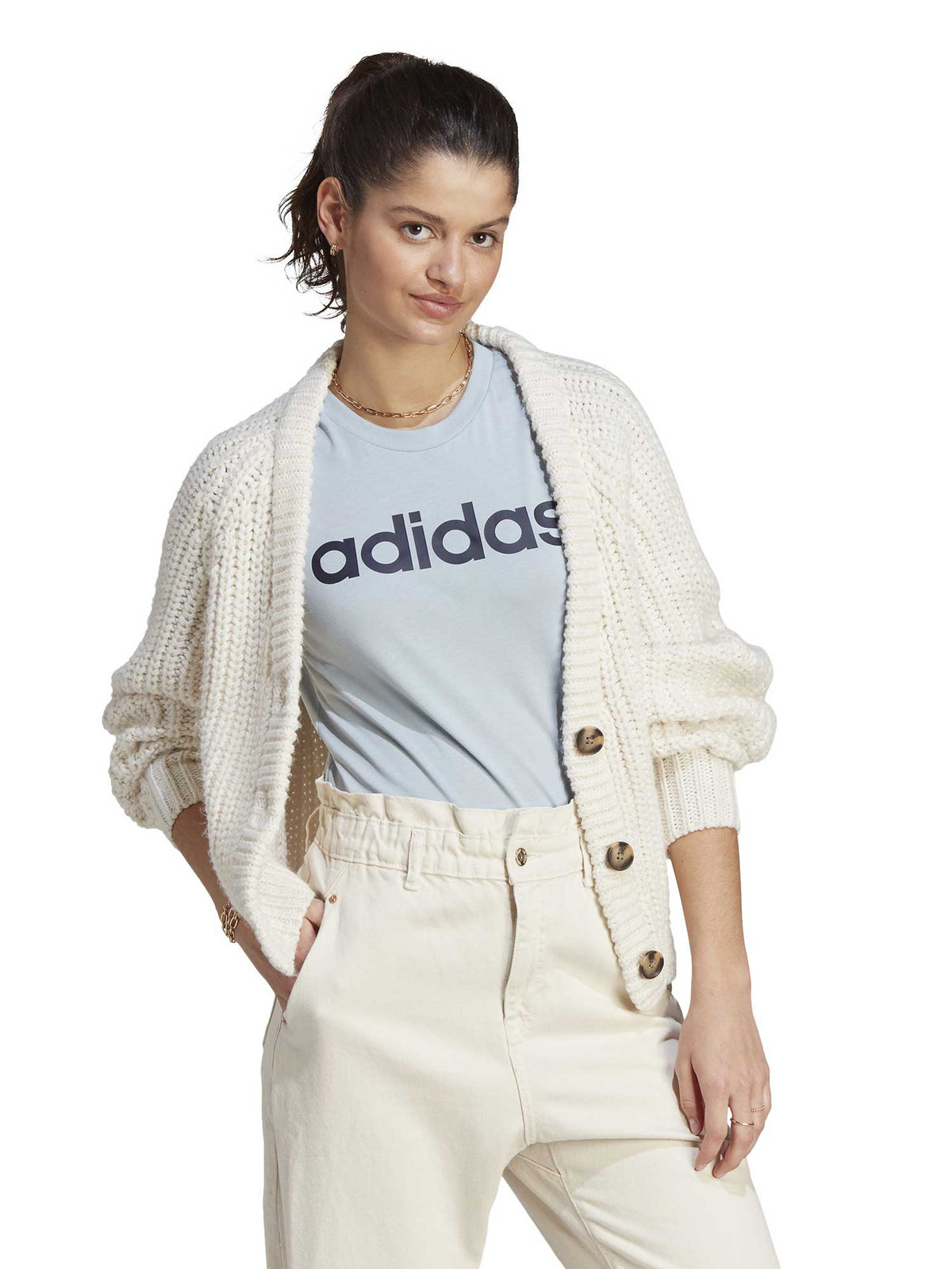 ADIDAS SPORTSWEAR Тениска Essentials Slim Logo