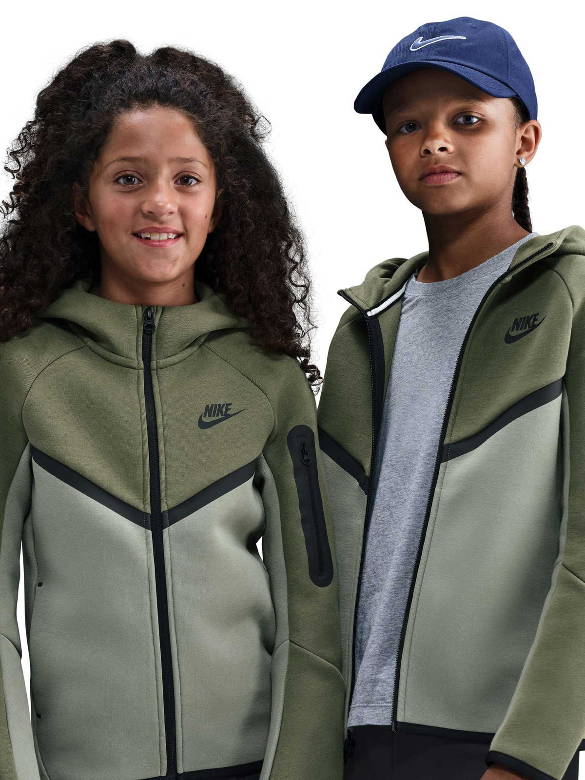 NIKE Суитшърт B NSW TCH FLC FZ - PD
