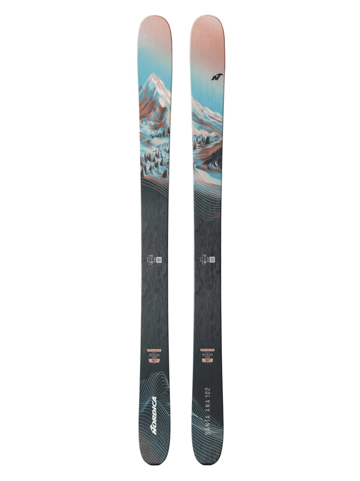 NORDICA Ски без автомати SANTA ANA 102 (FLAT)