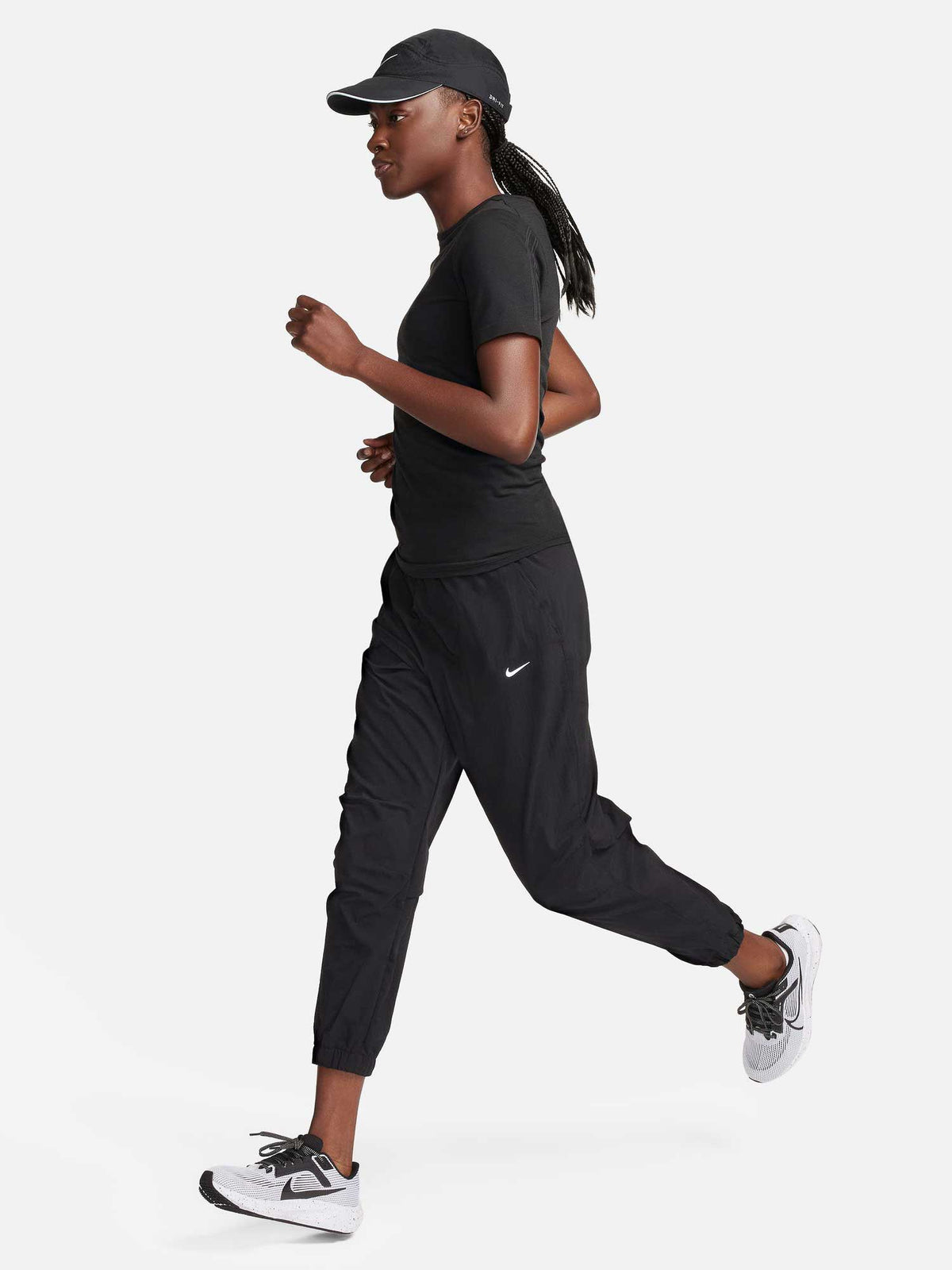NIKE Спортно долнище W NK FAST DF WRM MR 7/8 PNT