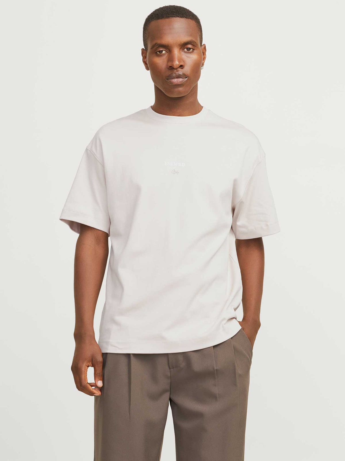 JACK & JONES Тениска JJEURBAN EDGE STUDIO TEE SS O-NECK NOOS