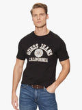 GUESS JEANS Тениска GJ SS CN SLIM PRINTED TEE