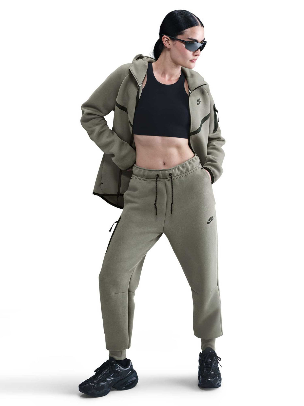 NIKE Спортно долнище W NSW TCH FLC MR JGGER 2