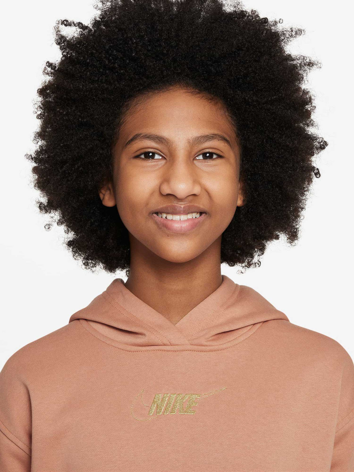 NIKE Рокля G NSW CLUB FLC HDY DRSS SHNE