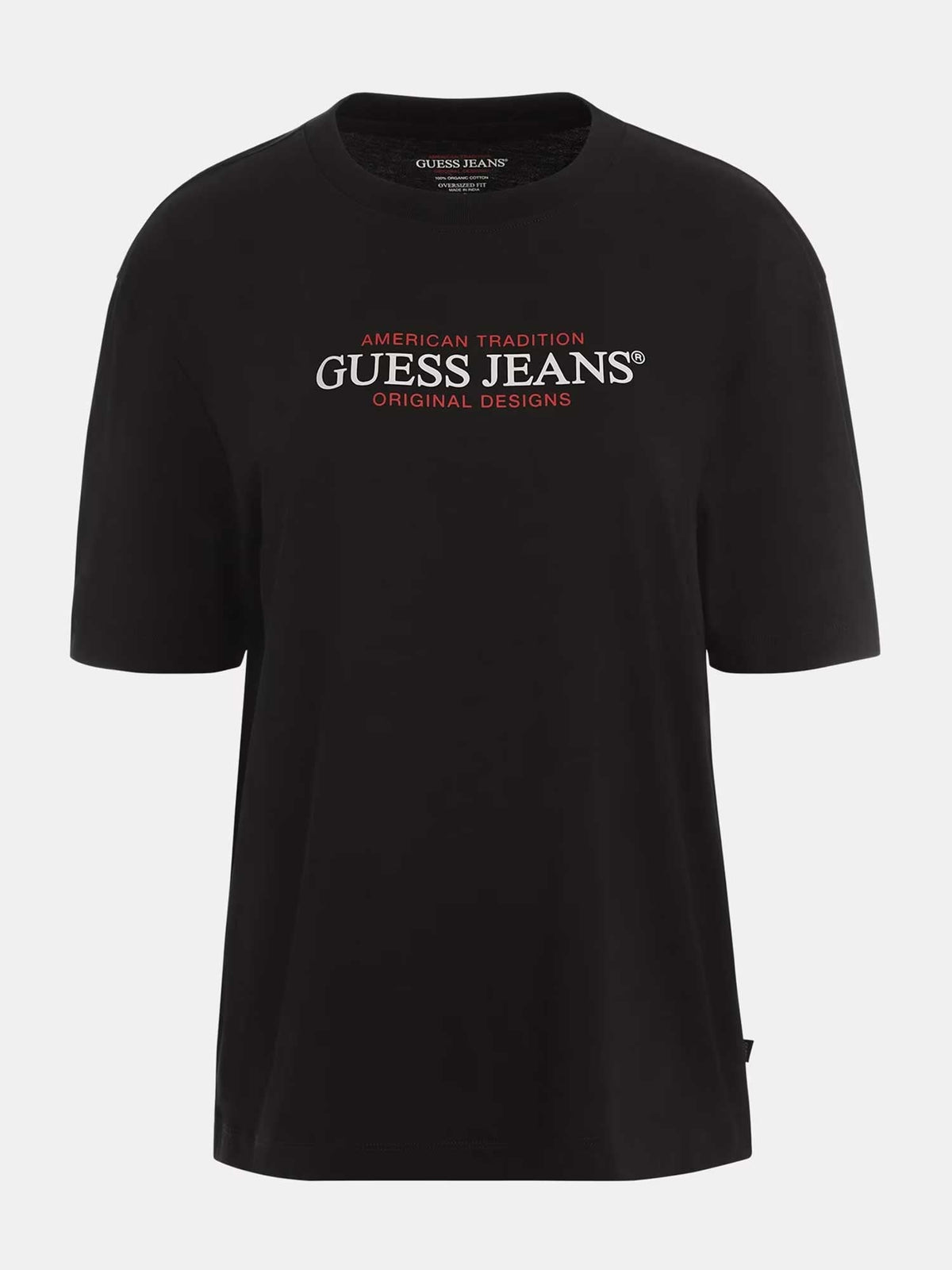 GUESS JEANS Тениска GJ SS CN OS AMERICAN TR TEE