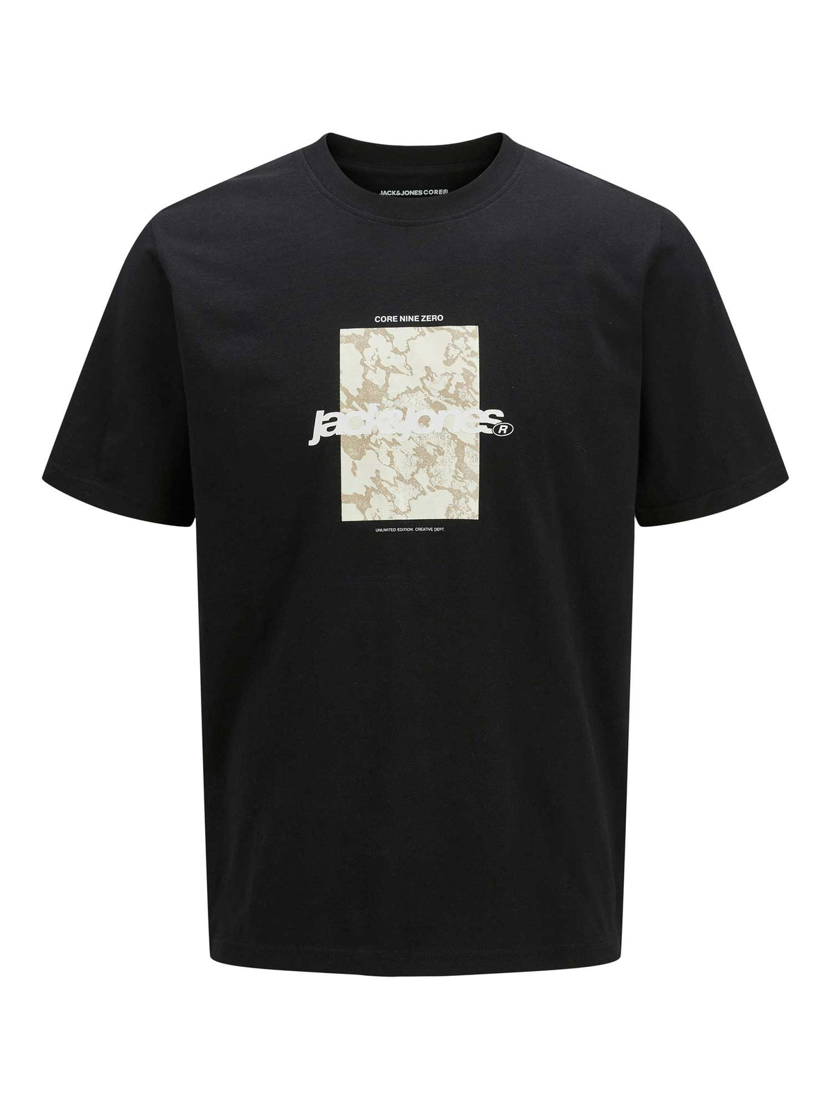 JACK & JONES Тениска JCOTARMAC CAMO FRONT TEE SS CREW NECK LN