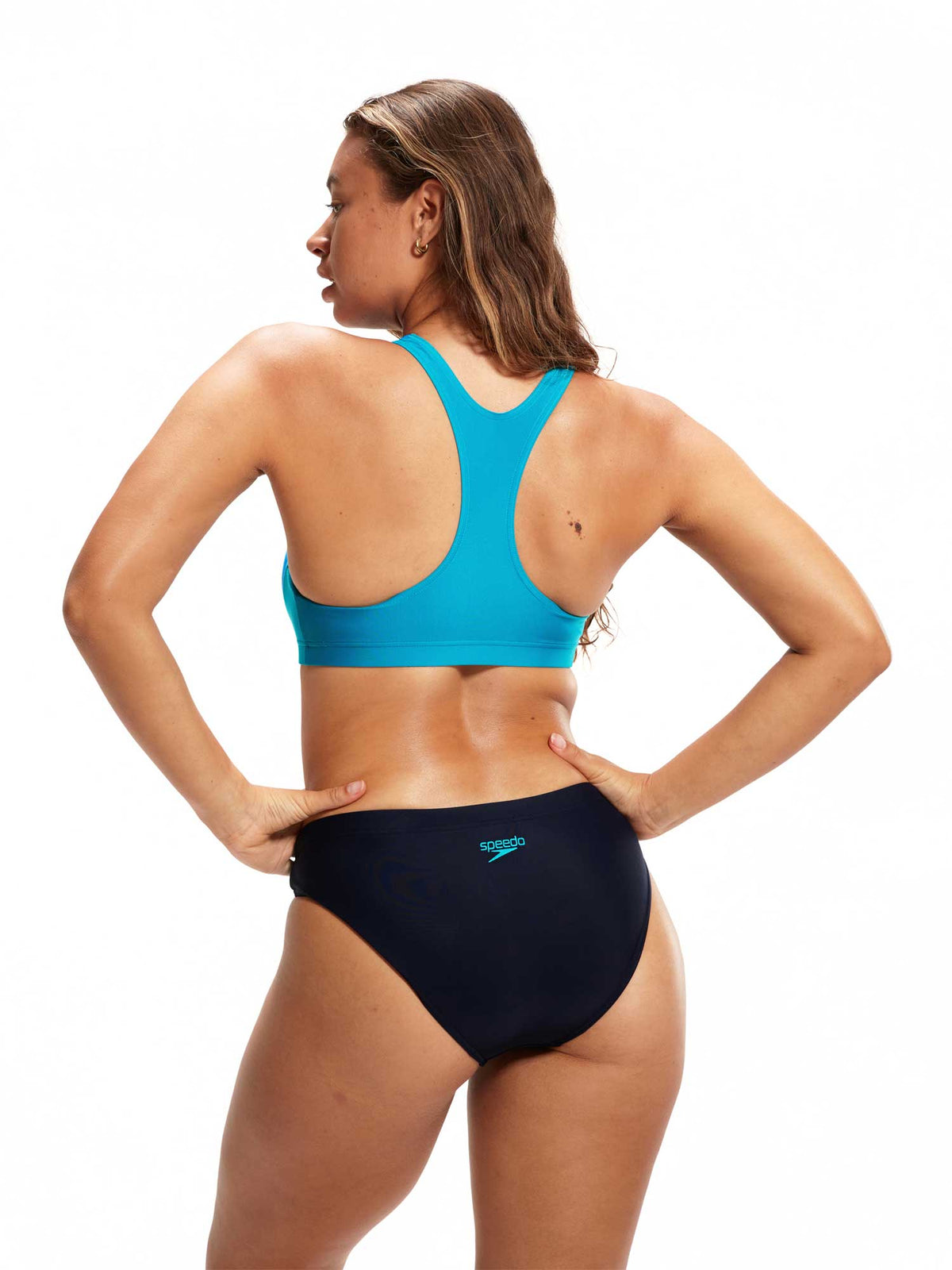 SPEEDO Бански 2 части COLBL SPL MBK 1PC AF