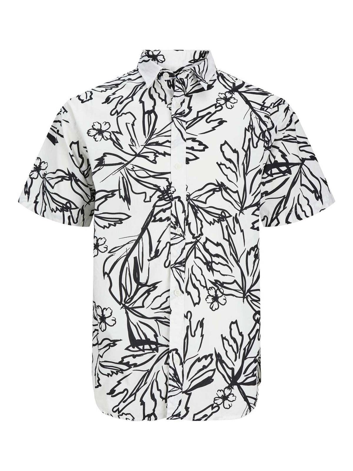 JACK & JONES Риза JORLAFAYETTE AOP SHIRT SS