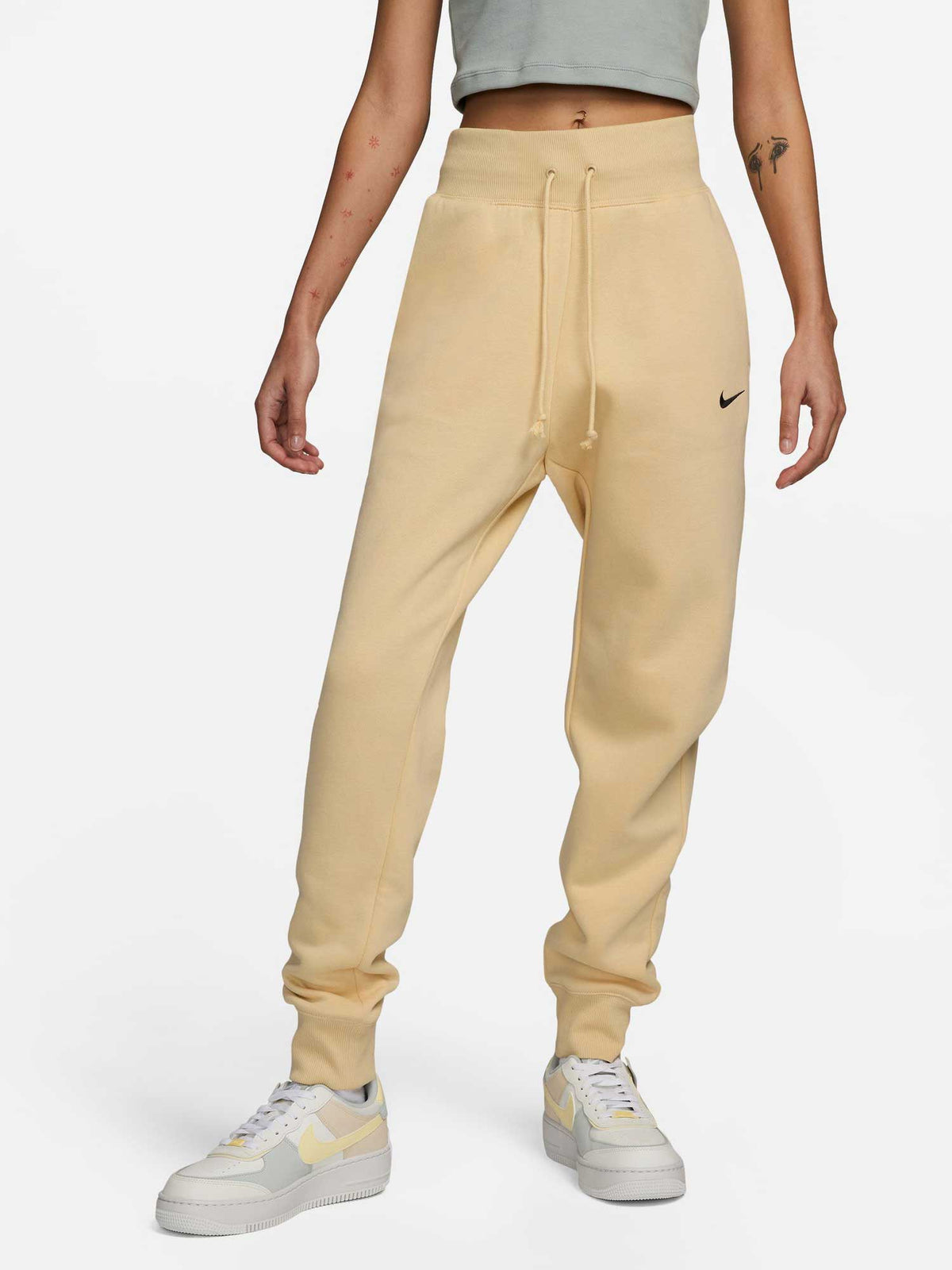 NIKE Спортно долнище W NSW FLC HR MS