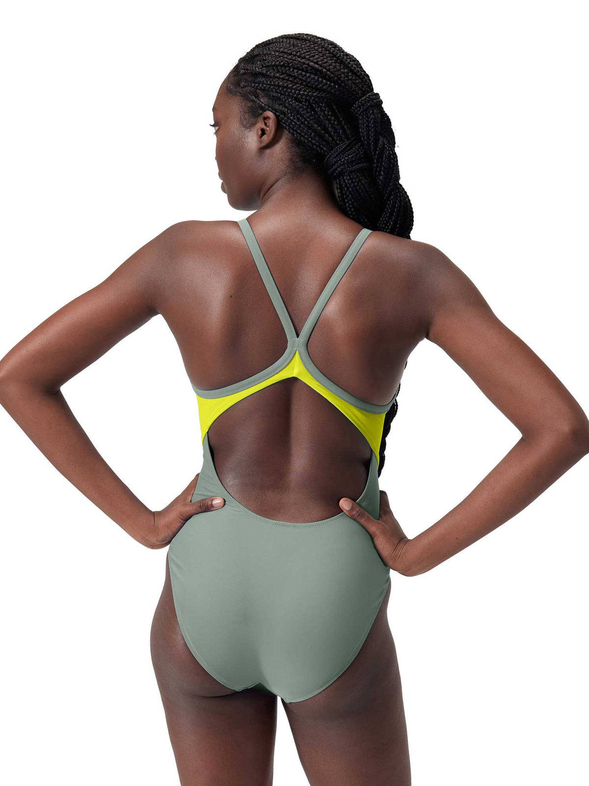 SPEEDO Цял бански COLORBLOCK RACERBACK