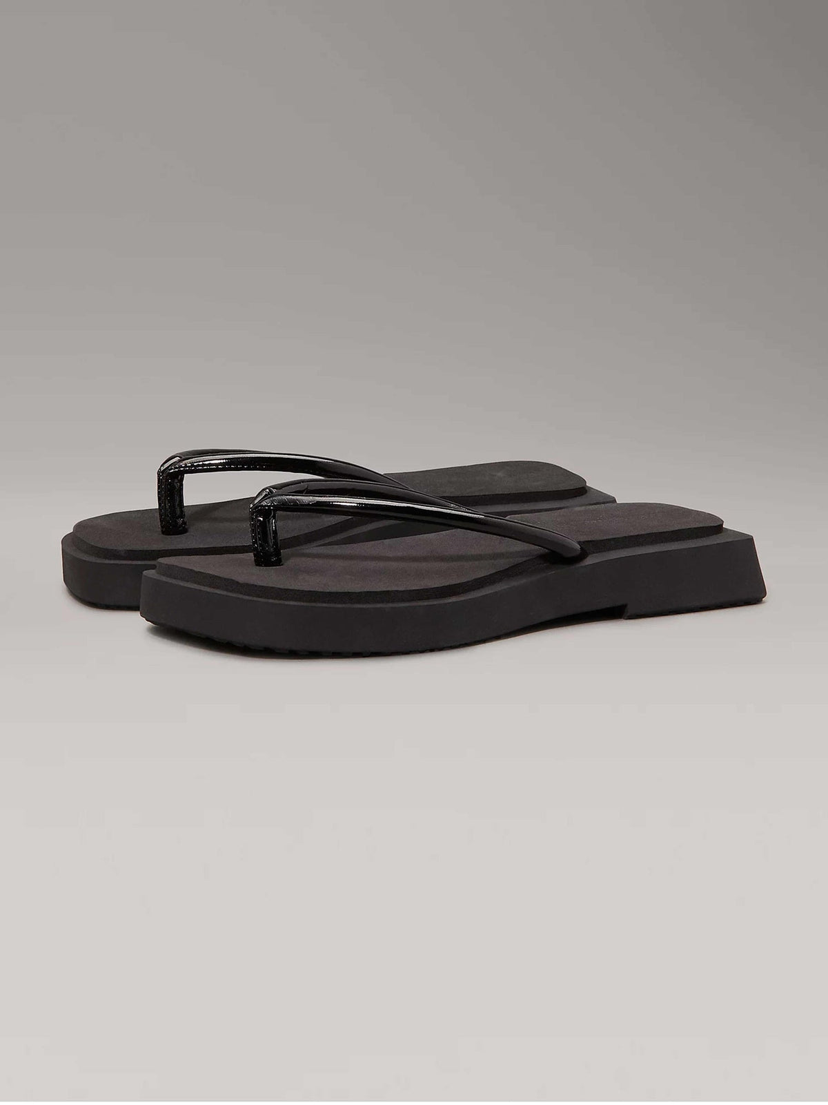 Calvin Klein Jeans Джапанки SQ LOW WEDGE SANDAL STITCH